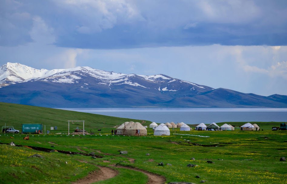 Song Kol Lake, Naryn Region, Kyrgyzstan